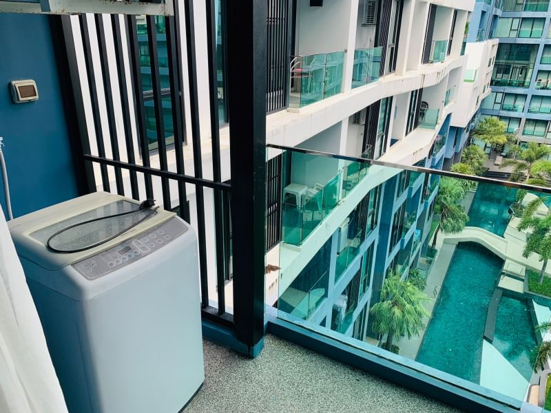 Acqua Condo in Jomtien >> Pool view / 6F 35㎡ Studio room >> THB7,000